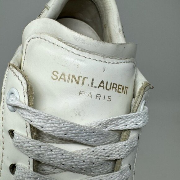 Authentic Leather Court Classic Glitter Star Sneakers size 37/ 7 US - Picture 7 of 10